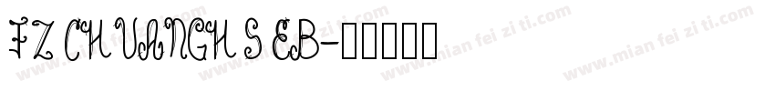 FZCHUANGHS EB字体转换
